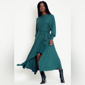 BlackMilk Clothing THE DANCE TEACHER MOSS DRESS - LIMITED